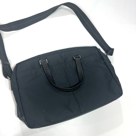 Coach 70681 Varick Nylon messenger bag laptop black briefcase unisex - Picture 8 of 8